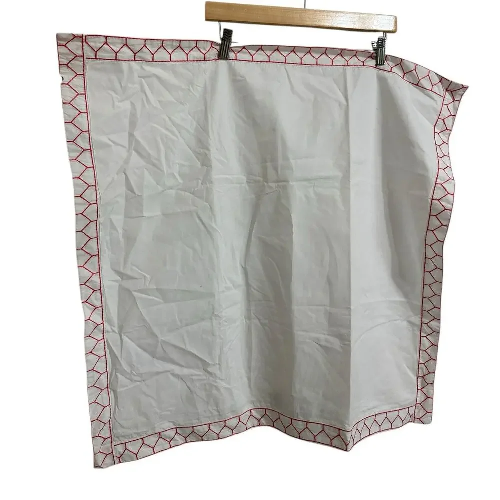 John Robshaw Home cotton‎ pillowcase orange white  26'' X 26''
